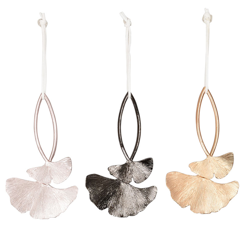 Feuille de 'ginkgo' à suspendre