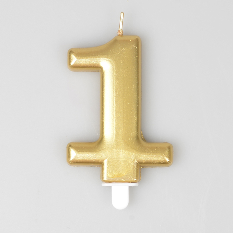 Bougie chiffre 1