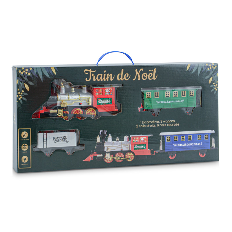 Train de Noël électrique