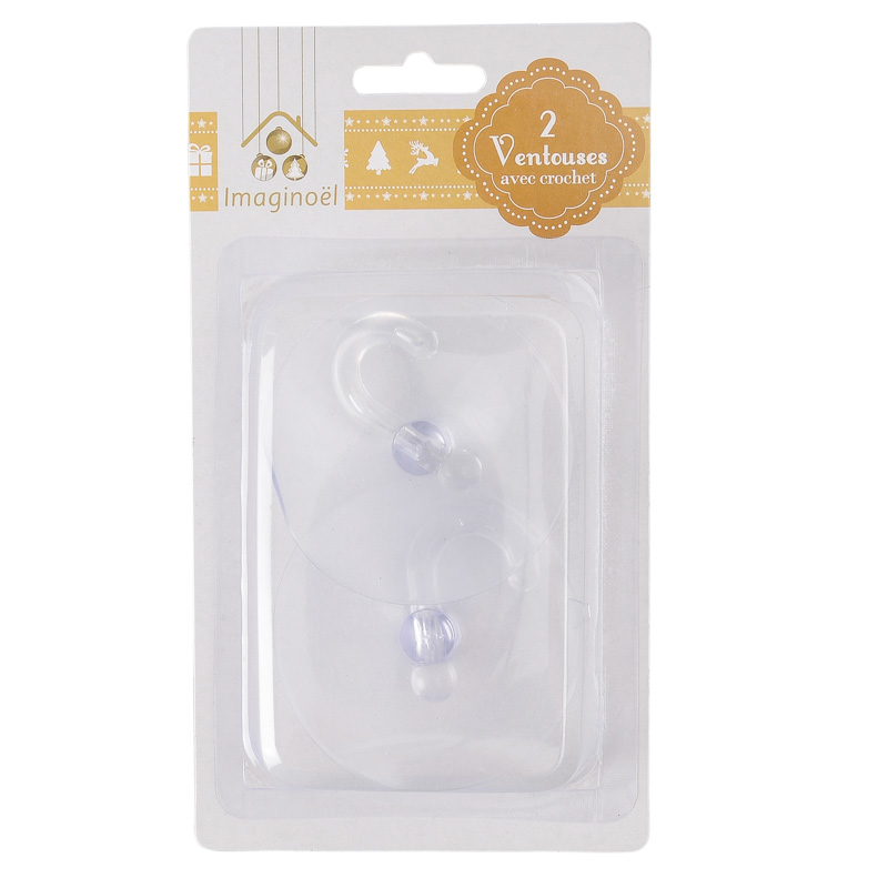 2 ventouses avec crochet