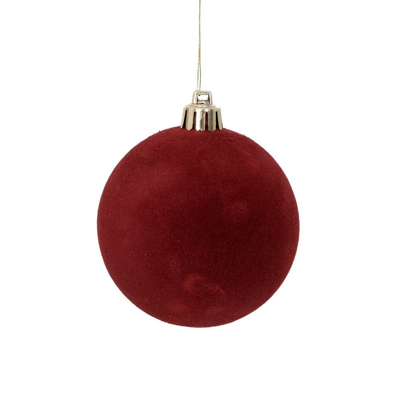 6 boules effet velours