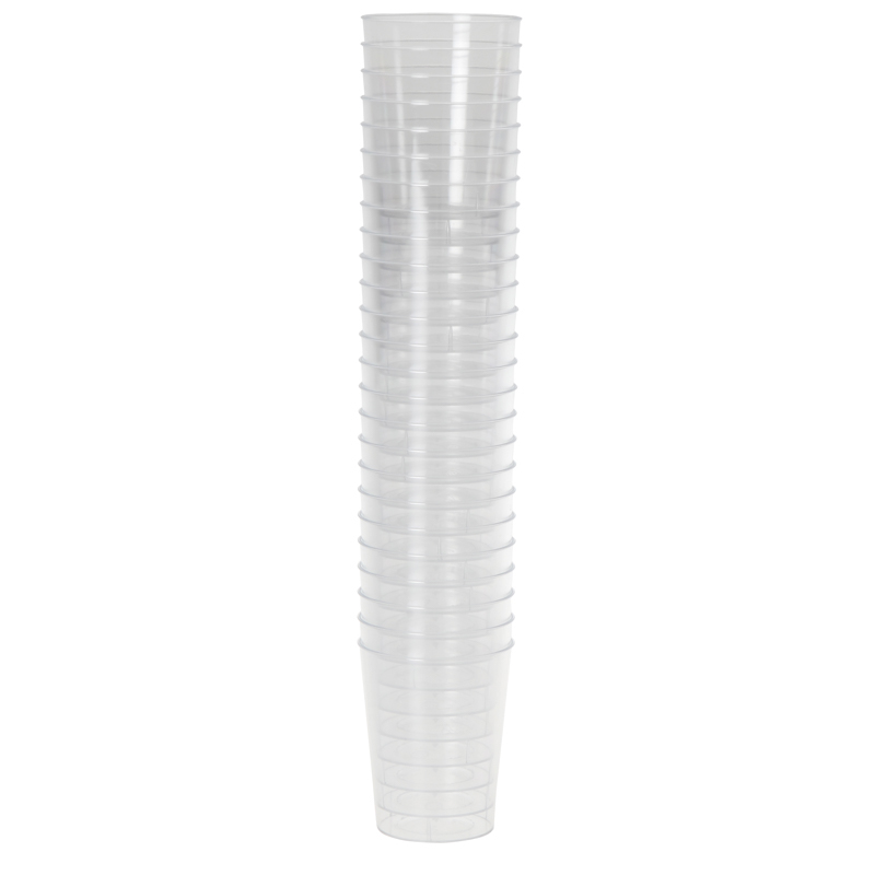 25 petits verres conique 