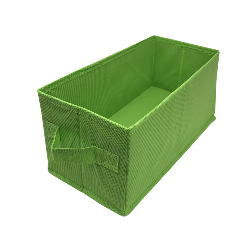 IDIMEX Lot de 2 tiroirs en tissu vert JUNGLE boîte de rangement
