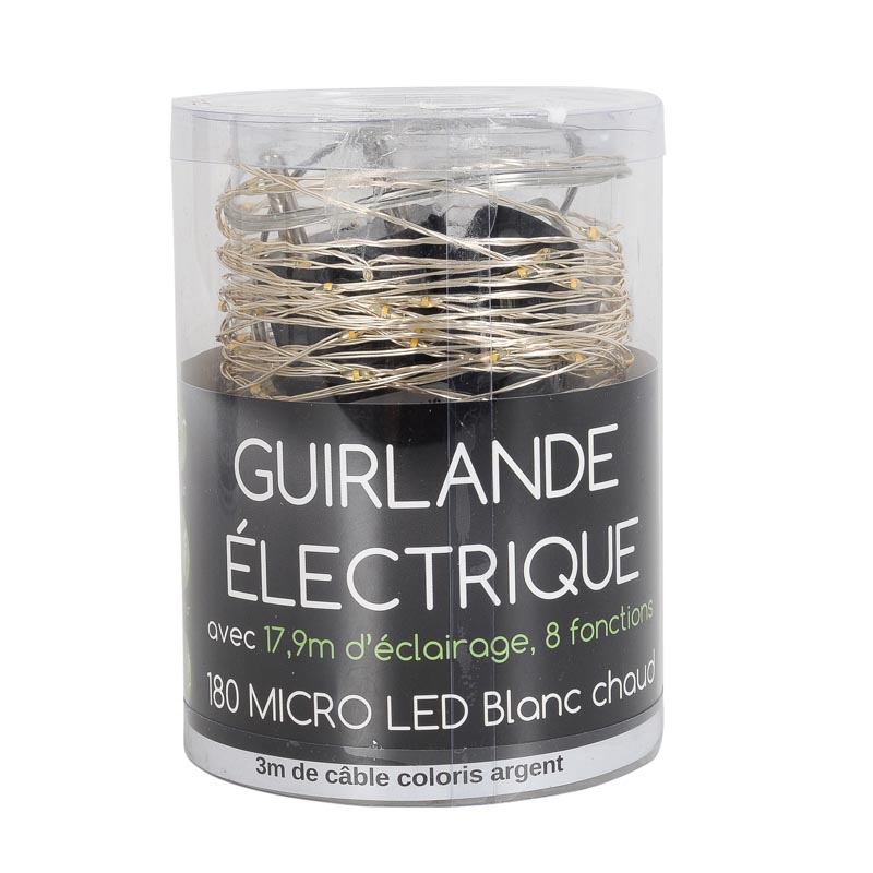 Guirlande électrique 180 MICRO LED
