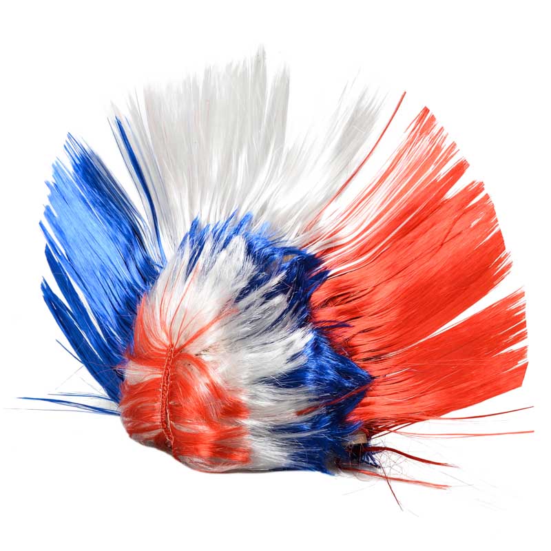 Perruque 'Allez les bleus'