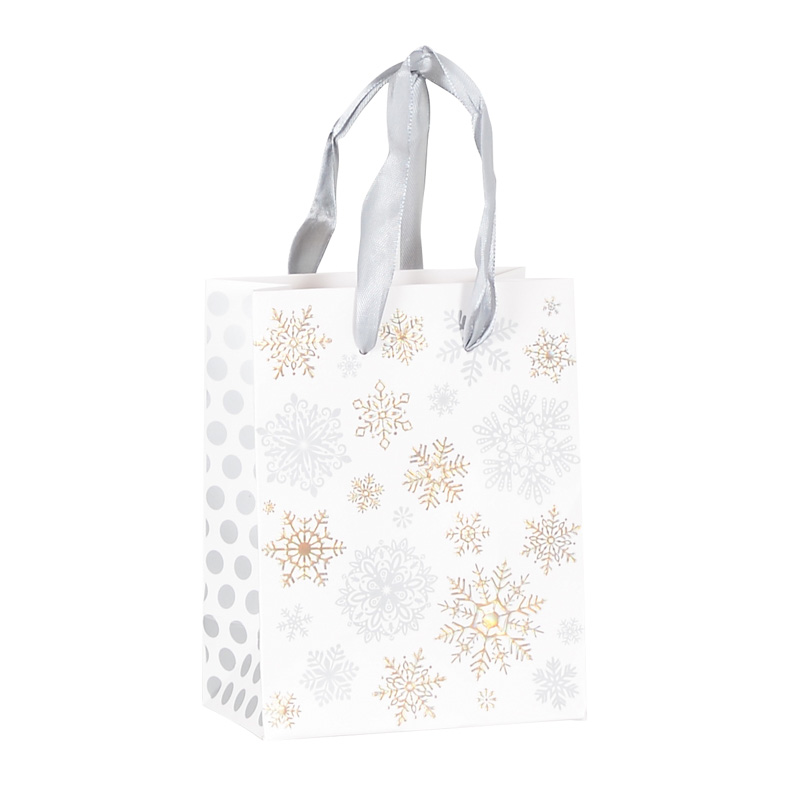 Sac cadeaux  'flocons'