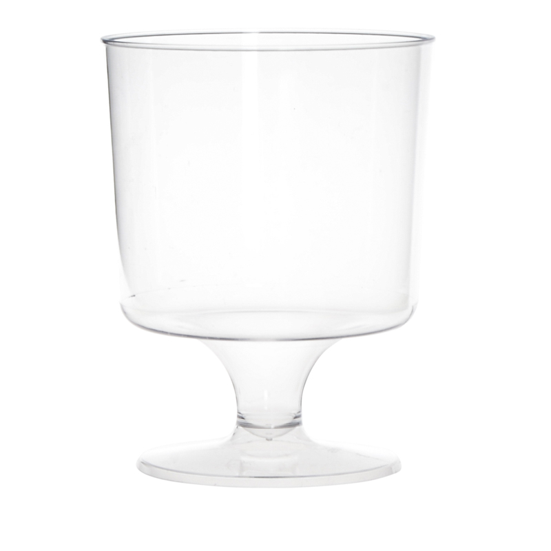 10 verres à vin réutilisables transparent en plastique - L'Incroyable