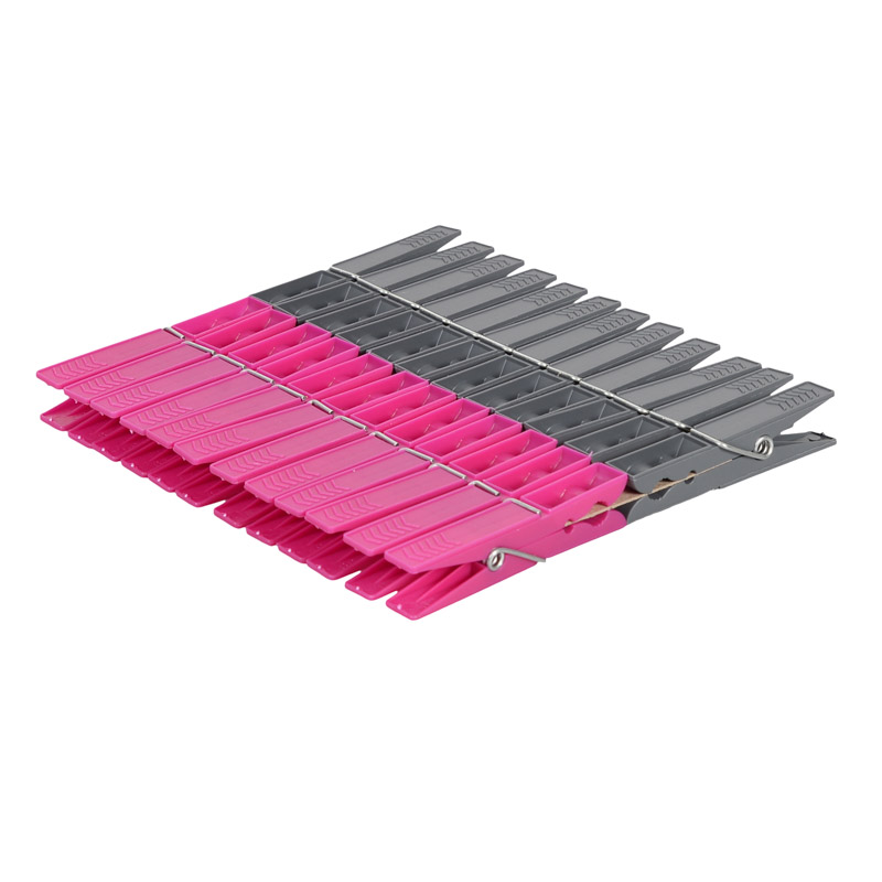 Lot de 24 pinces à linge 