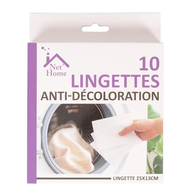 10 lingettes anti-décoloration - L'Incroyable