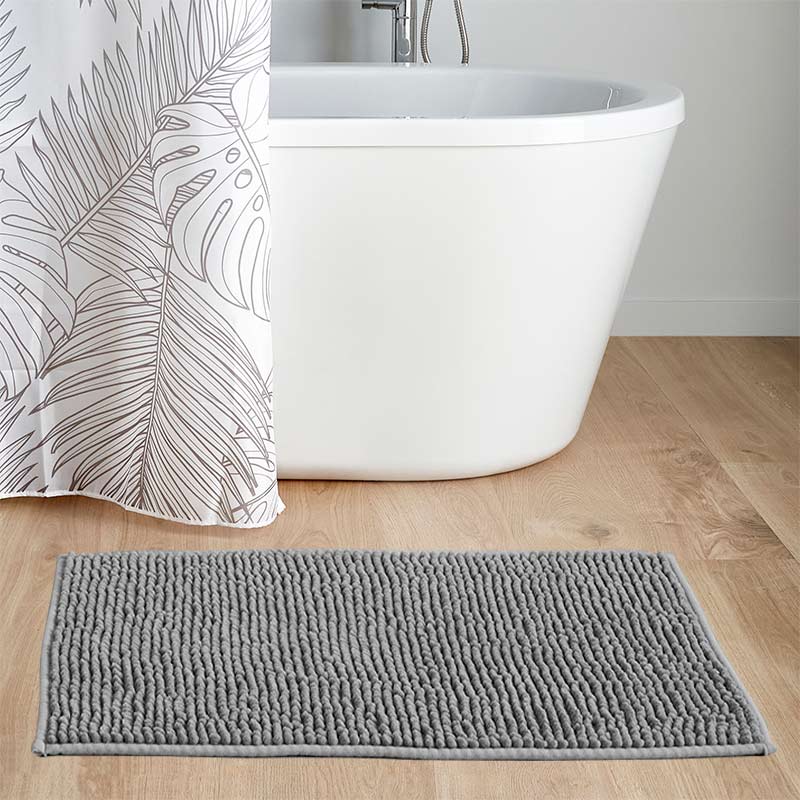 Tapis salle de bain chenille