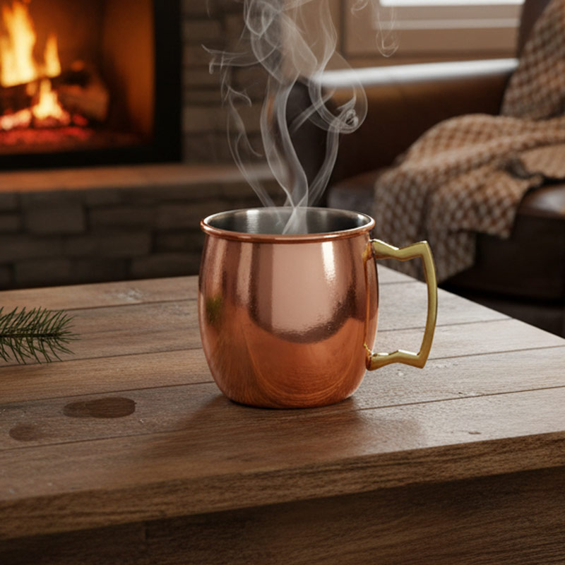 4 shooters à cocktail 'Moscow Mule'