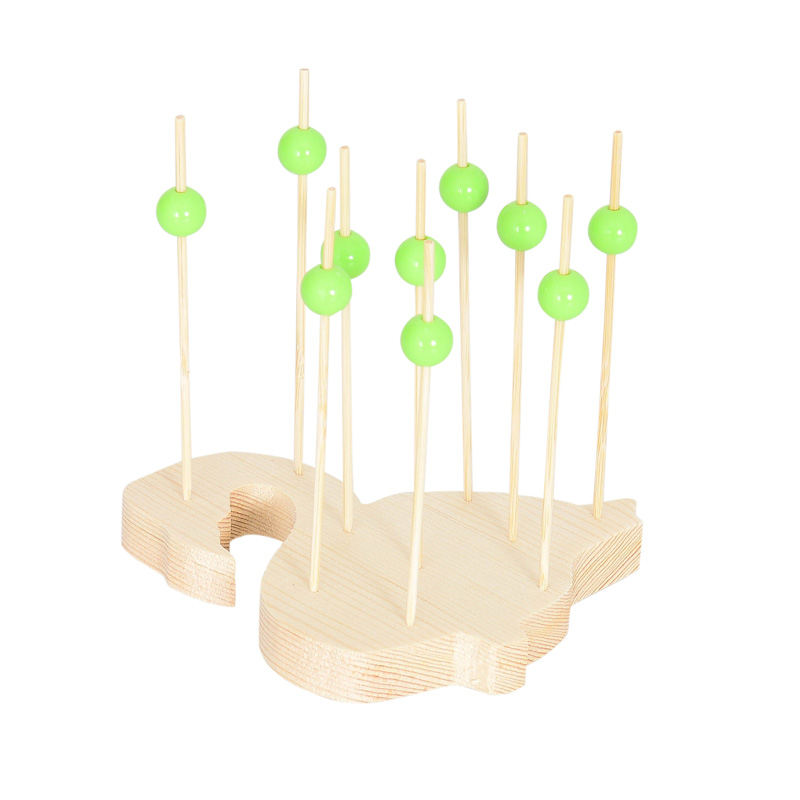 10 piques cocktail avec support