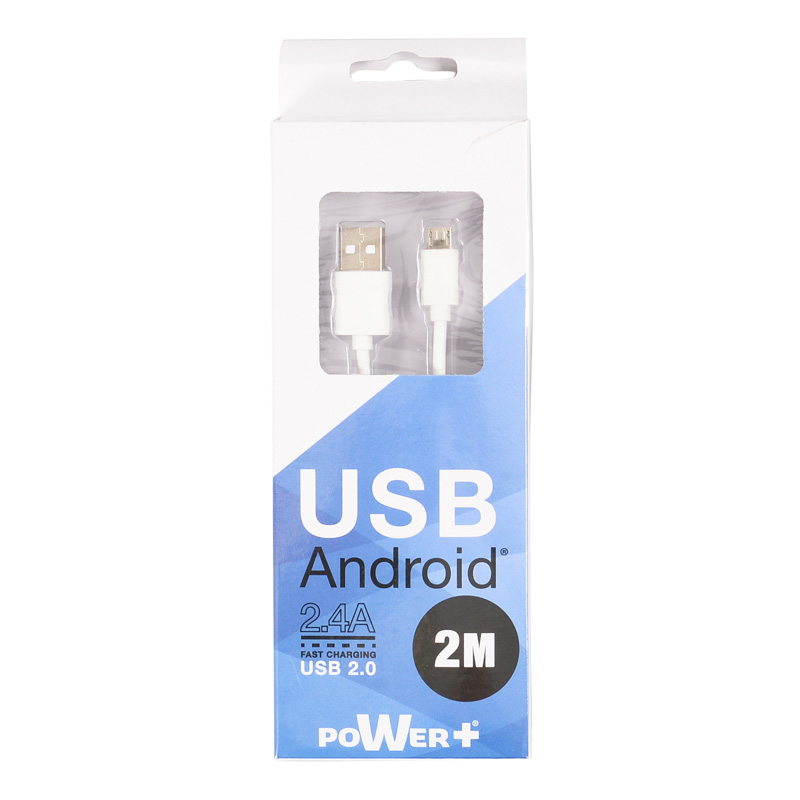 Câble chargeur USB compatible Androïd