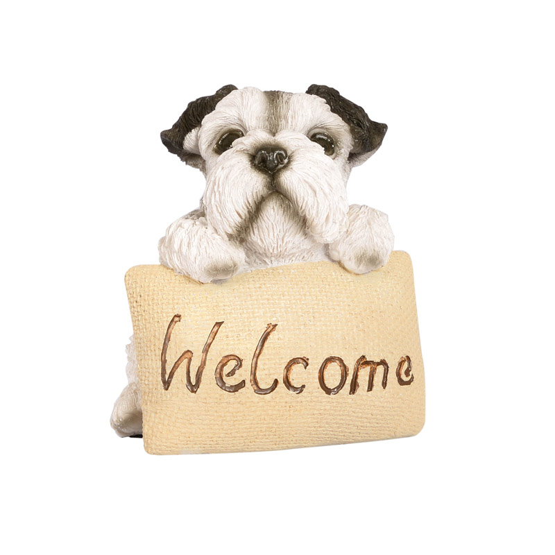 Statue Terrier 'Welcome'