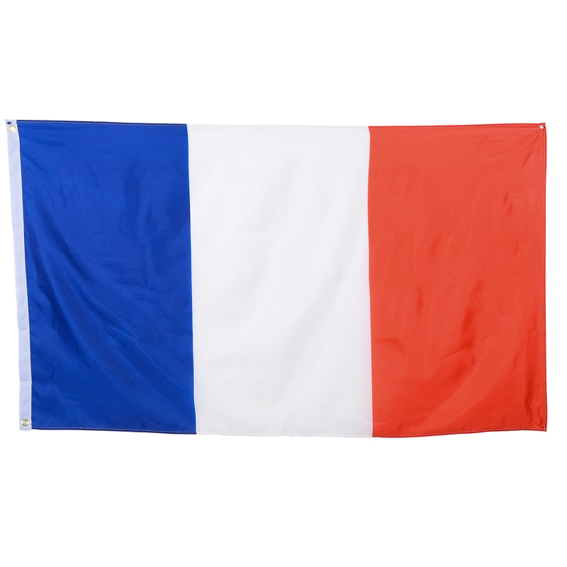Drapeau tricolore 'Allez la France'