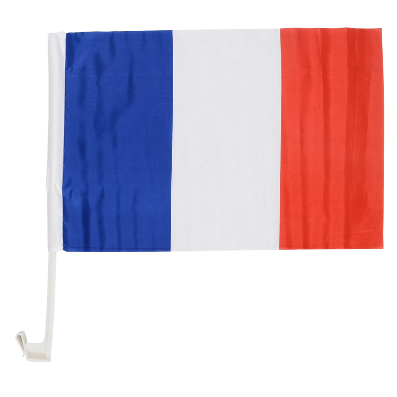 Drapeau pour voiture 'Allez la France'