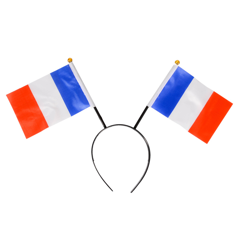 Serre tête drapeau 'Allez la France'
