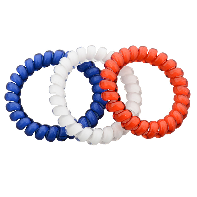 Lot de 3 bracelets 'Allez la France'