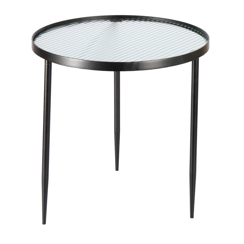 Table basse plateau en verre