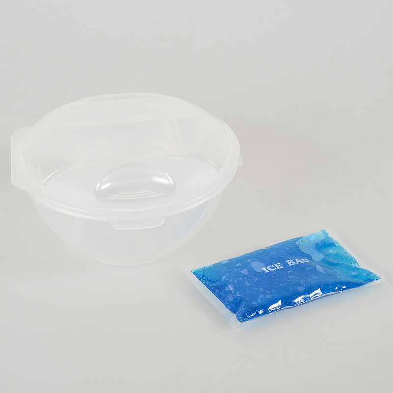 Boîte alimentaire avec gel réfrigérant 