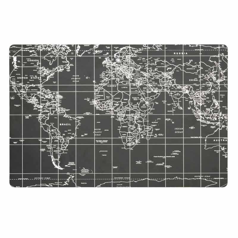 Set De Table Carte Du Monde L Incroyable