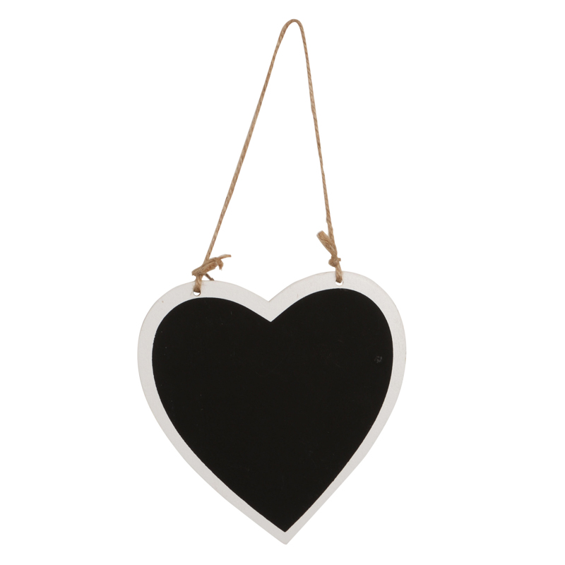 Ardoise en forme de coeur