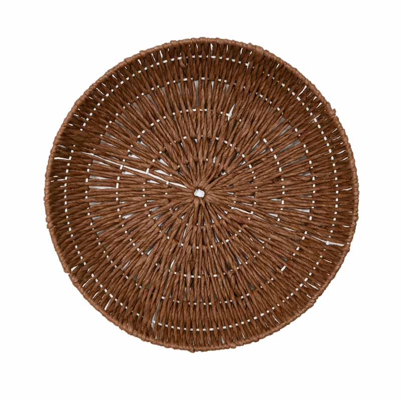 Corbeille décorative tressée