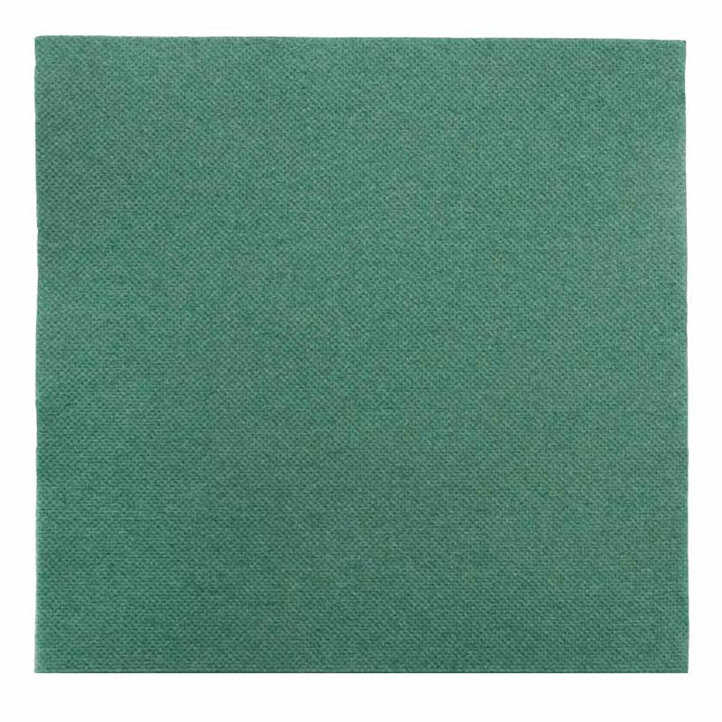 40 serviettes vert sapin