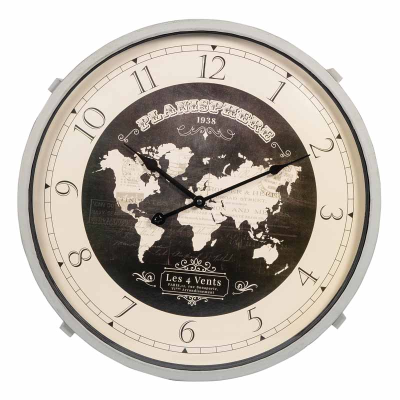 Bout de canapé horloge