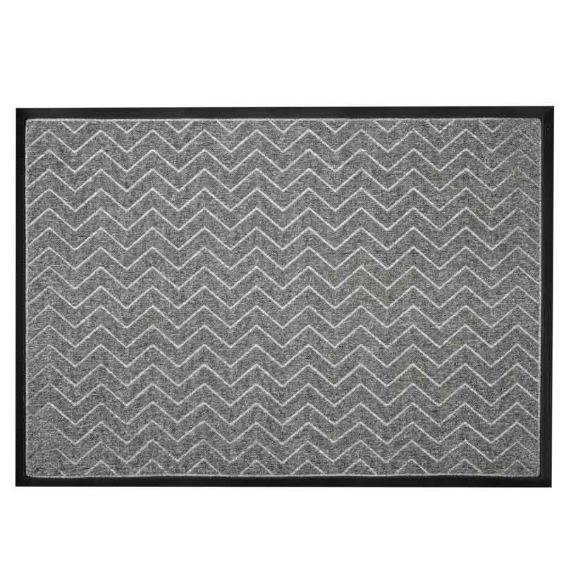 Tapis d'entrée 'Chevrons' 2 ass 90x120cm - L'Incroyable