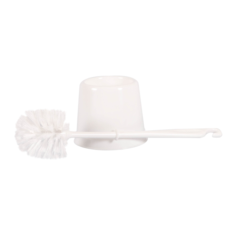 Brosse WC avec support blanc