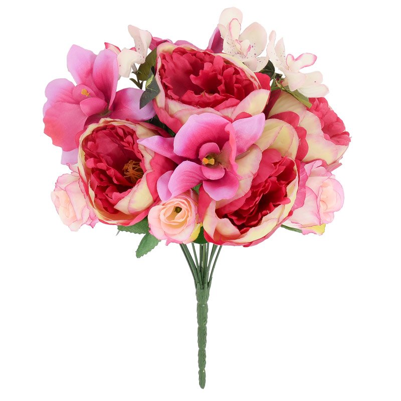 Bouquet roses et lys