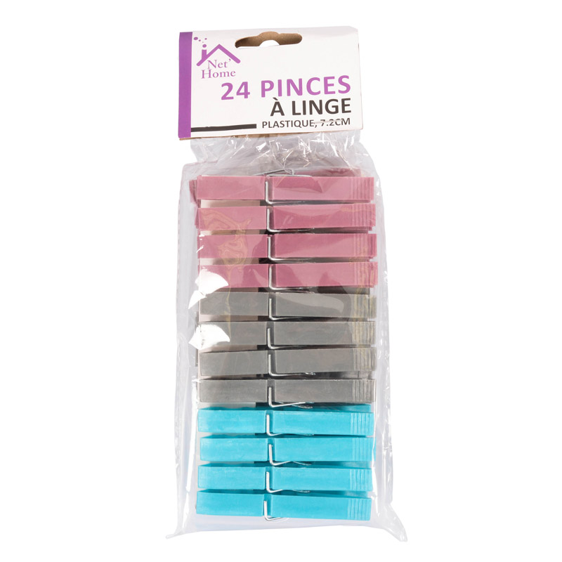 24 pinces à linge