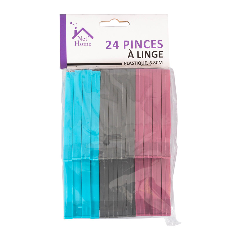24 pinces à linge