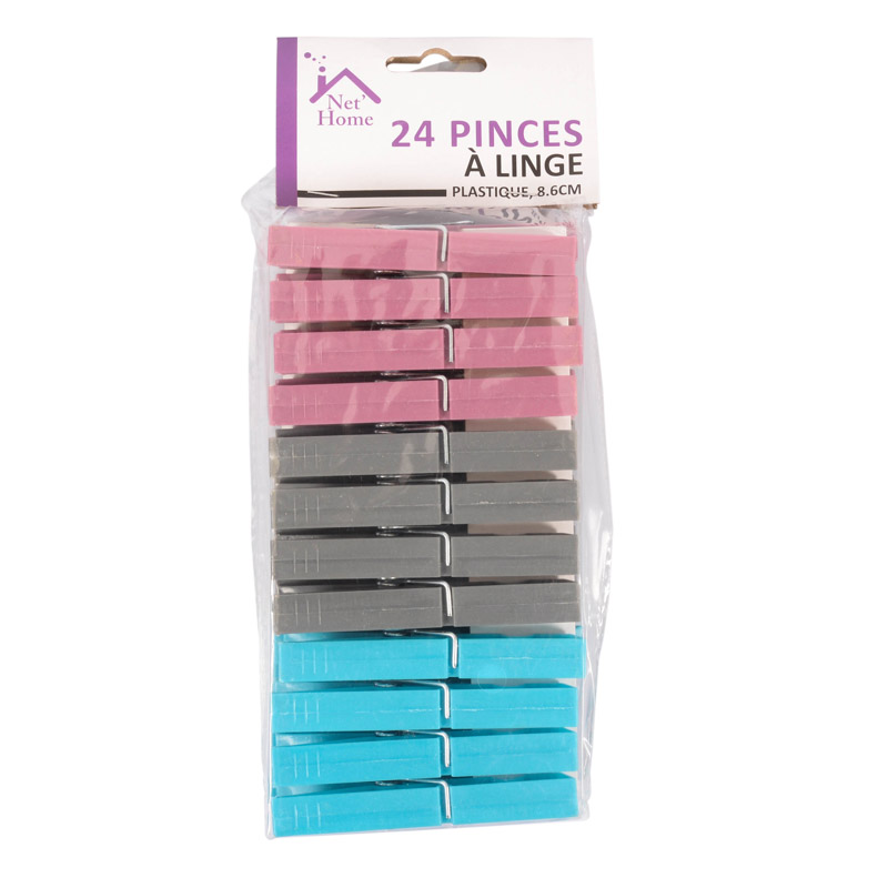 24 pinces à linge