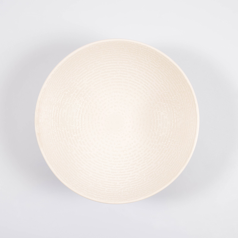 Assiette creuse 'Moon' blanche