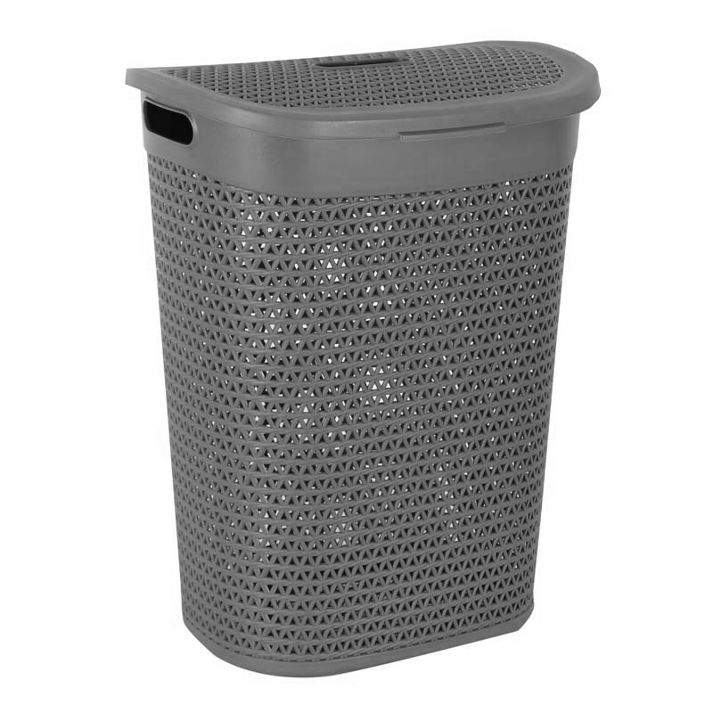 Panier à linge  'Oty' gris