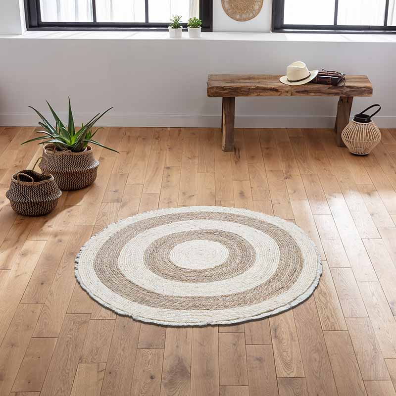 Tapis rond 'Sumatra'