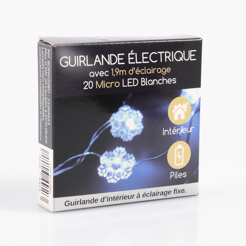 Guirlande lumineuse à LED blanc chaud