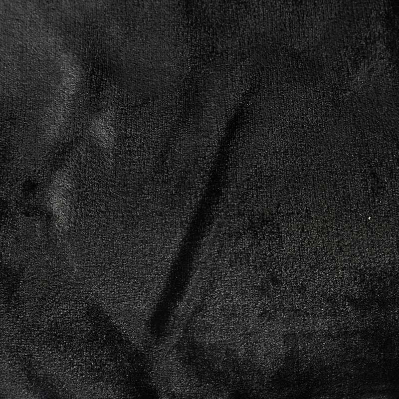 Plaid microfibre super doux 'Alaska' noir
