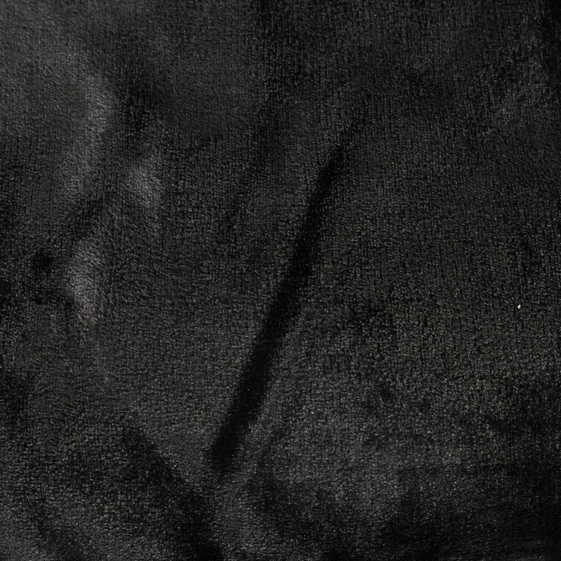 Plaid microfibre super doux 'Alaska' noir