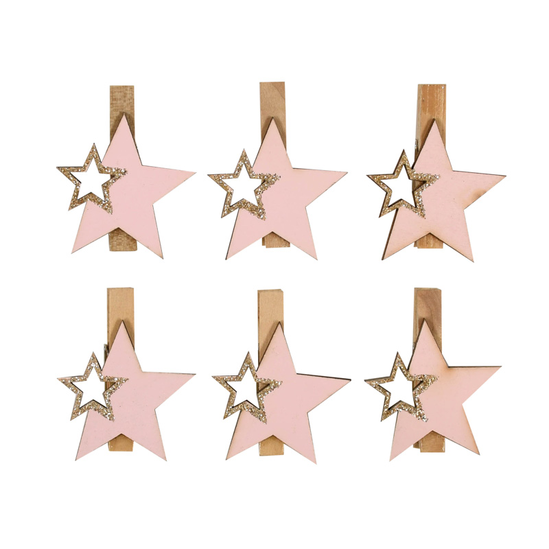 6 pinces 'Féerique'