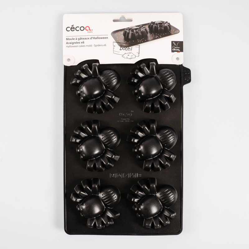 Moule à gâteau '6 araignées'