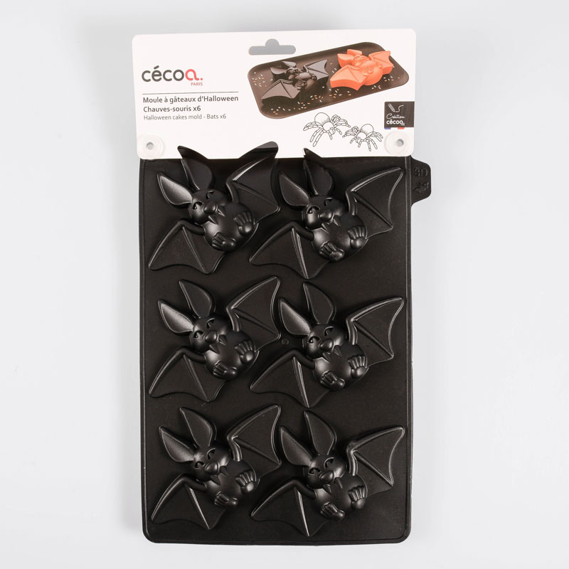 Moule à gâteau '6 chauve-souris'