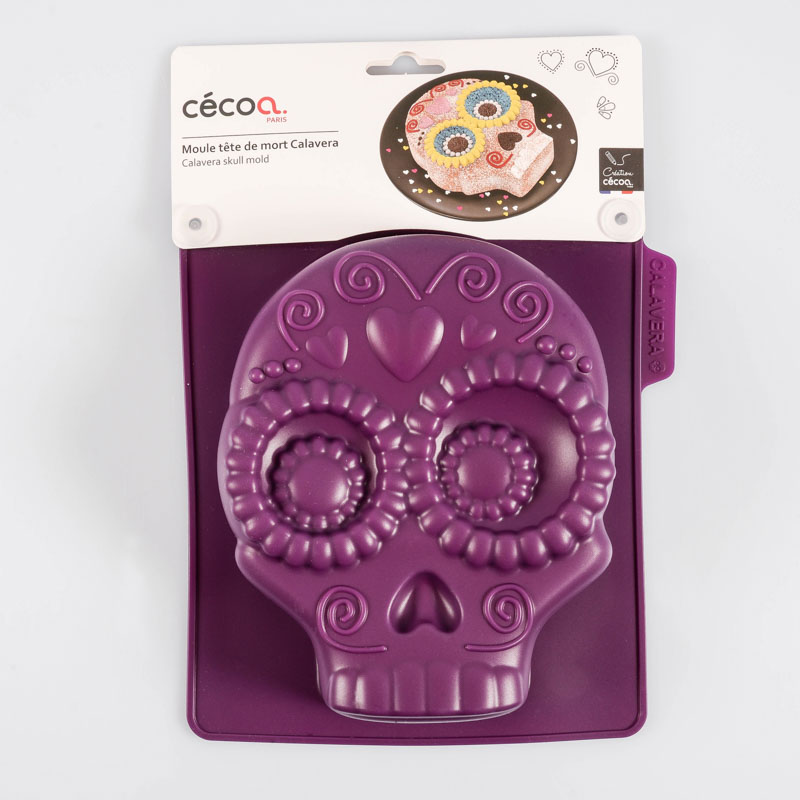 Moule à gâteau 'Tête de mort Calaveras'