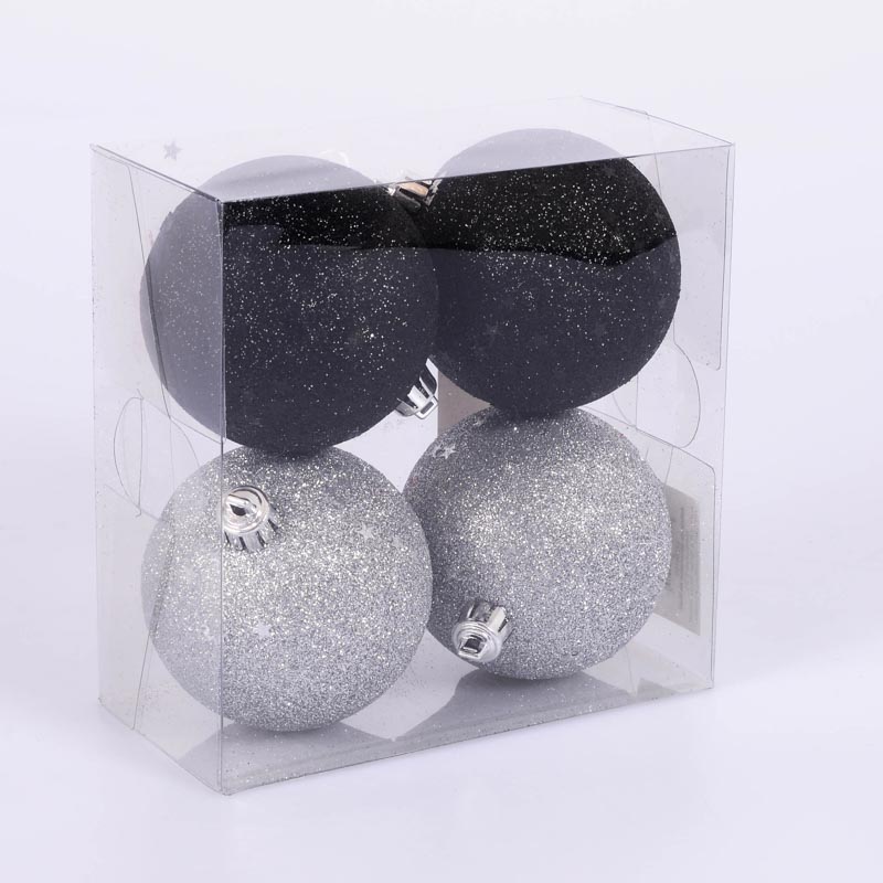 4 boules 'Noël chic'