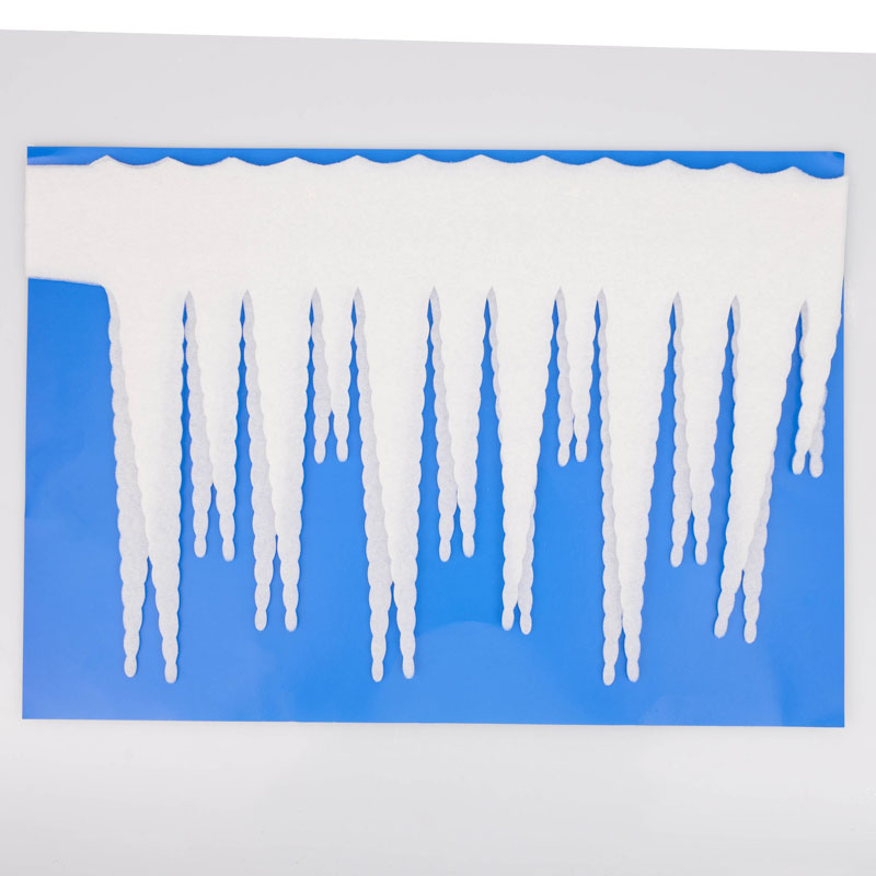 Guirlande stalactites 'Snowy'
