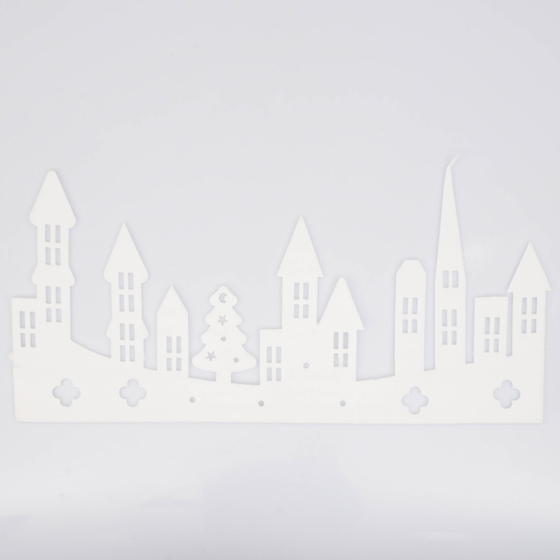 Guirlande village 'Snowy'