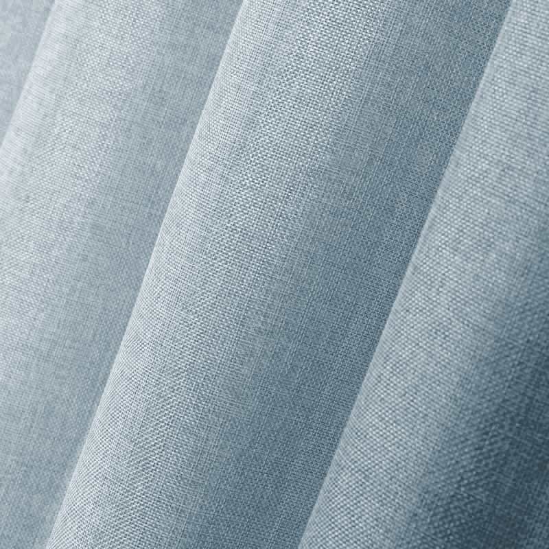 Rideau imitation lin 'Hyvinkää' bleu