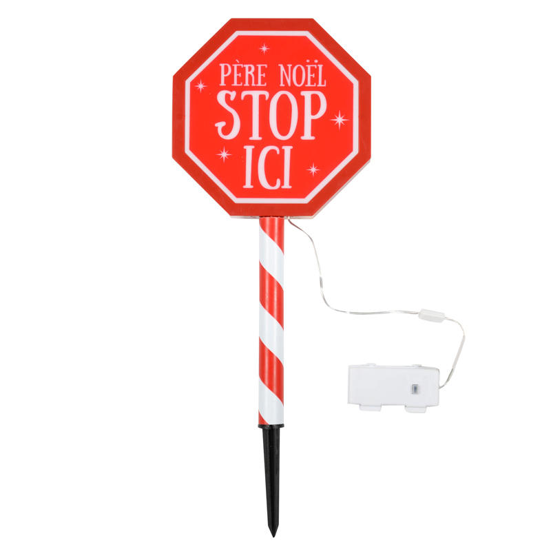 Panneau 'Stop Père Noël'